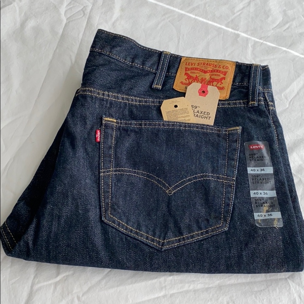 Men’s Levi’s 559 Relaxed Straight Jeans 40x36